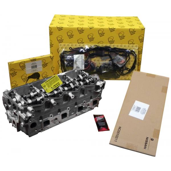 Nissan YD25 4 x Inlet Ports Common Rail Engine Complete Cylinder Head Kit